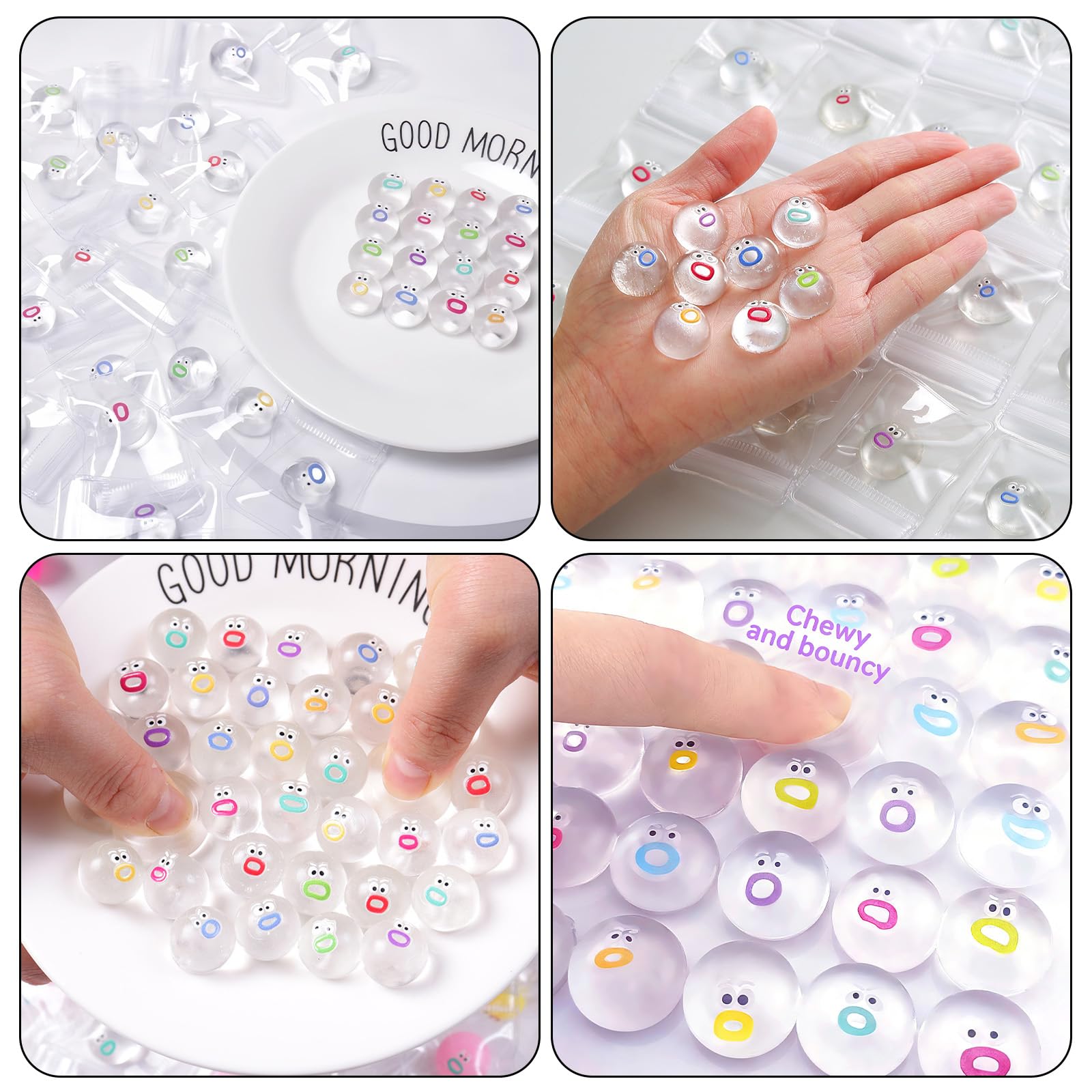 Amazon.com: 24 Packs Mini Squishies Expression Squeeze Fidget Toys
